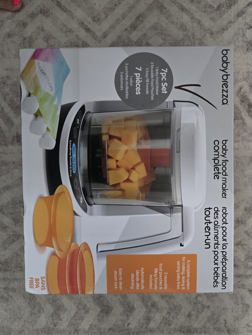 Baby Brezza One Step Baby Food Maker Deluxe | 3.5-Cup Capacity